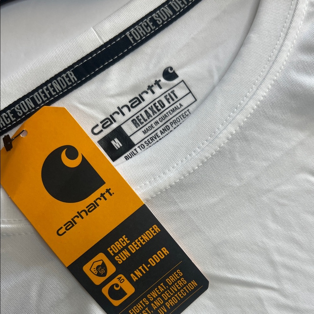 NWT Men’s Carhartt Force Sun Defender Lightweight Short Sleeve - Picture 2 of 9